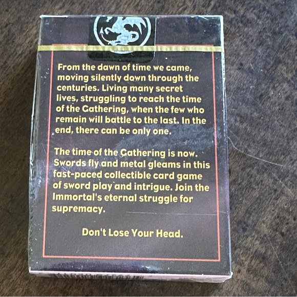 Highlander SwordMaster Game System Starter Deck * NEW & Sealed - Picture 5 of 5